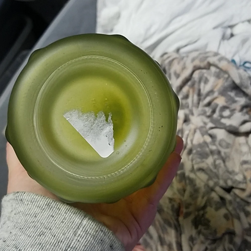 Vintage green vase Christmas